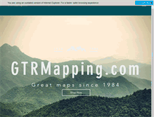 Tablet Screenshot of gtrmapping.com